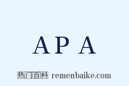 APA是什么意思的图片